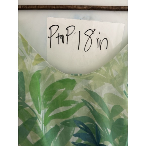 CAbi Tropical Flutter Castaway Spaghetti Strap Womens Dress S Fairy Resort sheer - Picture 4 of 7